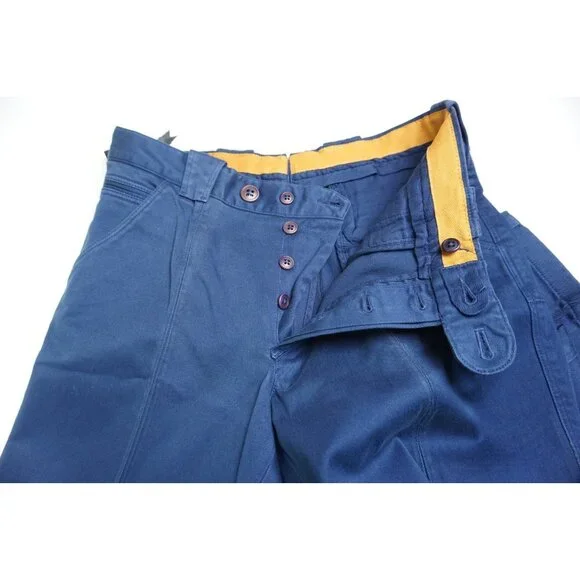 Barba Napoli Jomud Cotton Blend Blue Pants Sz 33 48 NEW